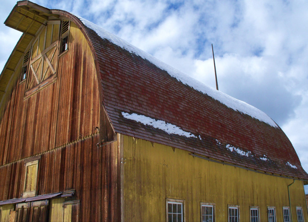 the yellow barn